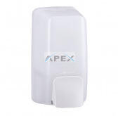 Merida HOLD, Folyékony szappan adagoló, műanyag, mini, FEHÉR/ÁTLÁTSZÓ, 500ml