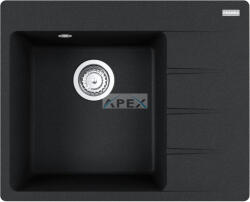 Franke Centro CNG 611-62 A jobbos fekete gránit mosogatótálca távvezérlővel (114.0627. 656)