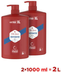 Old Spice Tusfürdő Whitewater 2x1000 ml