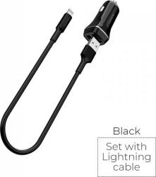 BOROFONE - autós töltő 2x USB kábel (BFO-BZ2-L-B) (BFO-BZ2-L-B)