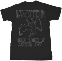 Led Zeppelin USA '77. Black XL Ing (LZTS11MB04)