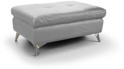 COTTA Bőr puff SALERNO II 66x100 cm szürke C096800 PEARCY II HOCKER (CT0074)