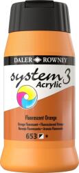 Daler-Rowney System3 Akril festék Fluorescent Orange 500 ml 1 db (129500653)