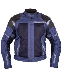 BOS Nyári férfi motoros kabát BOS Hobart kék 3XL