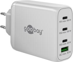 Goobay 65556 3X USB-C / USB-A Hálózati Töltő - 100W, Fehér