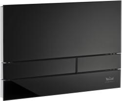 Kronenbach Plantec 2.0 öblítő gomb WC-hez fényezett króm-fekete KB1126041904 (KB1126041904)