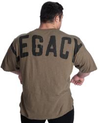 Better Bodies - Legacy Slub Iron Tee - Férfi Póló - Mosott Zöld