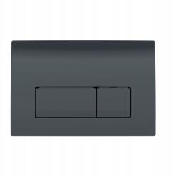 Geberit Delta 50 WC öblítőgomb, matt fekete, műanyag, 246x164mm (115.119.14.1)