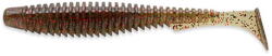 FishUp U-Shad 10.1cm #045 Green Pumpkin Red & Black (4820194853666)