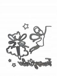 Kivágó sablonok scrapbooking tündér szett (d5)