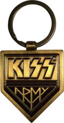 Kiss Gold Army Pennant (Double Sided) Breloc (KISSKEY20)
