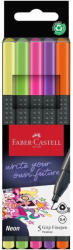 Faber-Castell Faber-Castell: Grip neon 0, 4mm-es tűfilctoll szett 5db-os (151603) - jatekshop