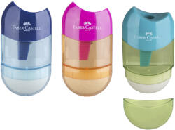 Faber-Castell Faber-Castell: Trendi színek hegyező radírral többféle változatban 1db (183604) - jatekshop