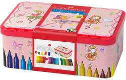 Faber-Castell Faber Castell: Connector filctoll készlet 33db-os Ballerina mintás fém dobozban (155534) - jatekshop