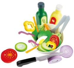 Hape Jucarie din lemn - Set salata (39 piese) (E3174B) - ookee Bucatarie copii