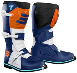 Shot Race 2 gyerek motoros csizma kék-fehér-narancssárga - motozem - 59 820 Ft