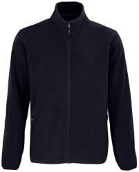 SOL'S Férfi Factor cipzáras fleece kabát 5XL kék