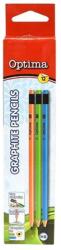 Optima Grafitceruza OPTIMA HB háromszögletű radíros (100149) - nyomtassingyen