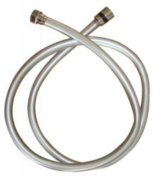 Sanotechnik Zuhanytömlő, műanyag, 150 cm, ezüst (06020)