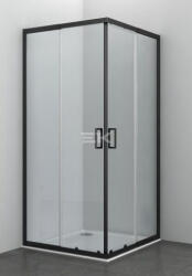 Sanotechnik Sarokkabin 2 tolóajtóval, fehér (B8090BWE)