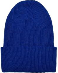 FLEXFIT Bordázott újrahasznosított fonalból kötött sapka kék