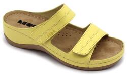 LEON 907 LEON Comfort női bőr papucs (LEON1855-sárga36)