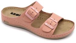 LEON 955 LEON Comfort női bőr papucs (LEON4125-rose38)