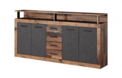 WIPMEB XXL/LUNA komód 4D4S OLD STYLE DARK/MATERA - sprintbutor - 76 132 Ft