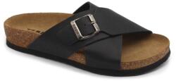 LEON 4053 LEON Comfort női bőr papucs (LEON5759-fekete orlando39)