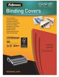 Fellowes Hátlap, A4, 250 g, matt, FELLOWES "Delta", piros, 25 db (5373702) - iconink