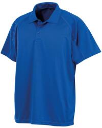 SPIRO Impact Mens Performance Aircool Polo póló póló XS kék