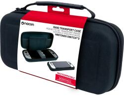 NACON Rigid Transport Case, Nintendo Switch 2, Multicompatibil, Spațiu de depozitare pentru jocuri încorporat, Negru, Husă pentru consolă (SWITCHNEWPOUCHLBLACK)