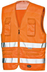 Sir Safety System Traffic jól láthatósági mellény - Narancs - XXL (SSY-MC3548H1-XXL)