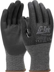 G-Tek G-TEK PolyKor kötött, nitrilmártott, érintőképernyő kompatibilis munkavédelmi kesztyű - Fekete - 08/M (GTEK-16-351-EN-8)