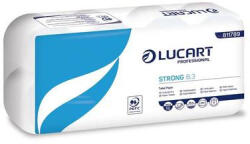 Lucart Toalettpapír, 3 rétegű, kistekercses, 8 tekercses, LUCART "Strong 8.3", fehér (UBC78)
