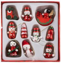 Ruhhy Fa karácsonyfadíszek - 10 db (id_17120-code_22943)