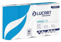 Lucart Toalettpapír, 2 rétegű, kistekercses, 8 tekercses, LUCART "Strong 2.150", fehér (UBC77) - fapadospatron
