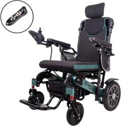 inSPORTline Elektromos kerekesszék dönthető háttámlával inSPORTline Hawkie Evo Plus II 700W, kartámasz, lábtartó, 6 km/h, extra hátsó kerekek