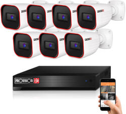Provision-ISR 7 térfigyelő kamerás IP rendszer 4MP