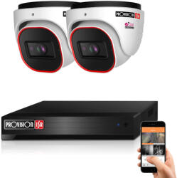 Provision-ISR 2 dome biztonsági kamerás IP kamera rendszer 2MP