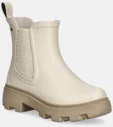 Tommy Hilfiger gumicsizma RUBBER FLAG CLEATED RAINBOOT - bézs Női 38