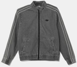 Adidas gyerek farmerkabát - szürke 158