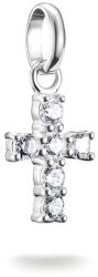 Thomas Sabo Ezüst connect kereszt medál fehér kövekkel - CC1206-051-14 (CC1206-051-14)