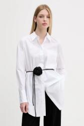 HUGO BOSS pamut ing - fehér 40 - answear - 49 990 Ft