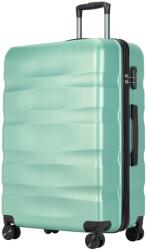 BONTOUR wave nagy duplakerekes gurulós bőrönd számzárral, púderzöld, l méretű (120543-PowderGreen)