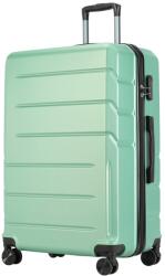 BONTOUR spinner nagy duplakerekes gurulós bőrönd, púderzöld (120143-PowderGreen) - vasbutor