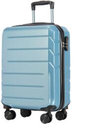 BONTOUR "spinner" 4 kerekes kabin bőrönd 55x39x20cm jégkék (120141-IceBlue)