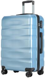 BONTOUR wave közepes duplakerekes gurulós bőrönd, jégkék, m méretű (120542-IceBlue) - vasbutor