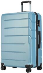 BONTOUR spinner nagy duplakerekes gurulós bőrönd, jégkék (120143-IceBlue)