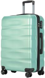 BONTOUR wave közepes duplakerekes gurulós bőrönd, púderzöld, m méretű (120542-PowderGreen)